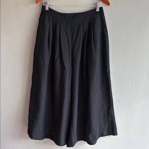 Free People Black Maritza Culottes Size M Black Noir